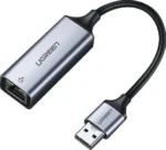 UGREEN USB-A 3.0 to RJ45 Gigabit Ethernet Adapter Aluminum Case (Space Gray) - CM209