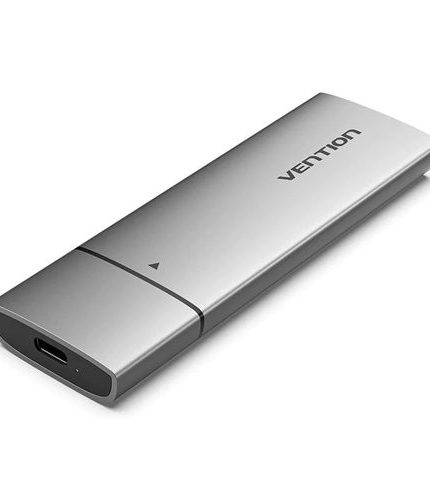 Vention M.2 NVMe SSD Enclosure (USB 3.1 Gen 2-C) Gray Aluminum Alloy Type