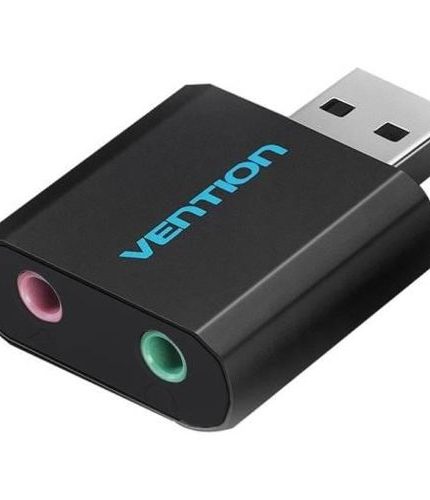 Vention USB External Sound Card Black Metal Type