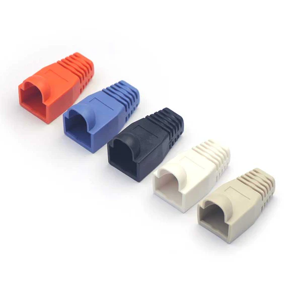 thumbnail image 2 of CAT 6 RJ45 Connectors With Strain Relief Boots 2 of 13