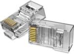 Vention Cat.6A UTP RJ45 Modular Plug Transparent 100 Pack