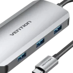 Vention USB 3.0+C23-A to Gigabit Ethernet Adapter Gray 0.15M Aluminum Alloy Type