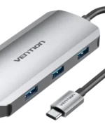 Vention USB 3.0+C23-A to Gigabit Ethernet Adapter Gray 0.15M Aluminum Alloy Type