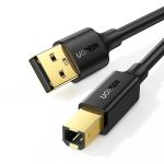 UGREEN UG- 10350 USB 2.0 AM to BM Print Cable 1.5m (Black)-US135