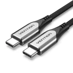 Vention Cotton Braided USB-C to USB-C 3.1 Cable 1M Gray