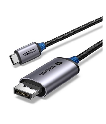 Ugreen CM556 Cable with USB-C To DisplayPort 8K Connectors, 1M Long (UG- 25157)