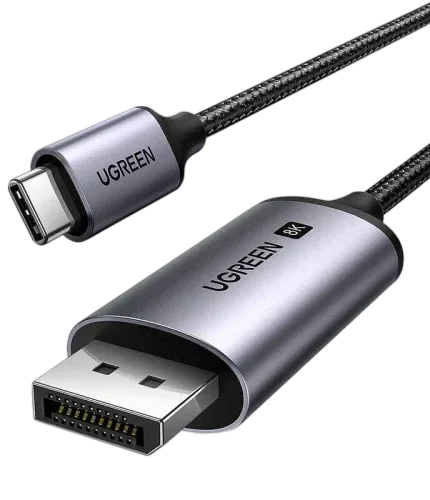 Ugreen CM556 Cable with USB-C To DisplayPort 8K Connectors, 1M Long (UG- 25157)