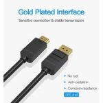 Vention DP to HDMI Cable 2M Black