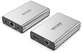 Vention HDMI Network Cable Extender 150M Gray Aluminum Alloy Type