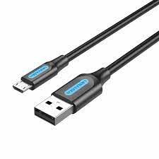 Vention USB 2.0 A Male to Micro-B Male 3A Cable 2M Black