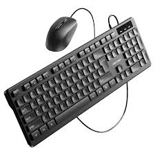 Vention USB Wired Full-Sized Keyboard and Mouse Combo Black Slim Type - US English Layout