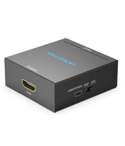 Vention AEFBO RCA to HDMI Converter Black Metal Type