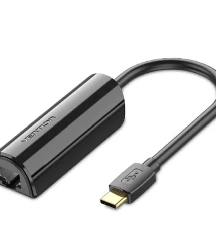Vention CFABB USB-C to 100M Ethernet Adapter 0.15M Black