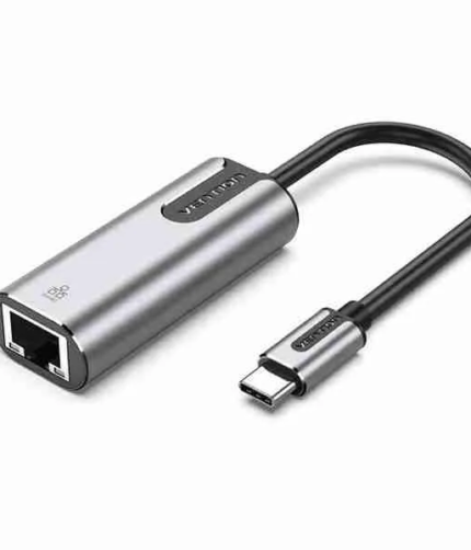 Vention CFNHB USB-C to Gigabit Ethernet Adapter 0.15M Gray Aluminum Alloy Type