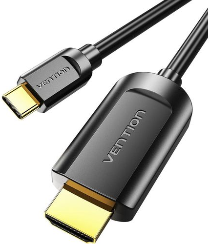 Vention CGSBH Type-C to HDMI Cable 2M Black Metal Type