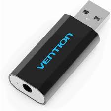 Vention USB External Sound Card Black Metal Type (CTIA)