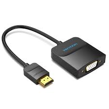 Vention Flat HDMI to VGA Converter 0.15M Black