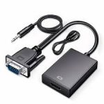 Vention Hdmi To Vga Cable With Audio Output And Usb Power Supply 1.5m Black - Abibg 1.5m