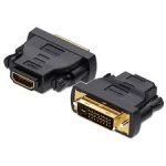 Vention DVI(24+1) Male to HDMI Female Adapter Black