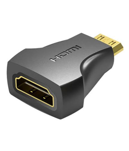 Vention AISBO Mini HDMI Male to HDMI Female Adapter Black