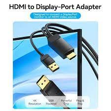 Vention HDMI-A Male to DP Male HD Cable 1.5M Black