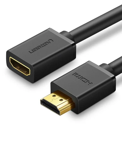 Ugreen HD107 10141 HDMI (Male) - HDMI (Female) 4K Cable 1m - Black