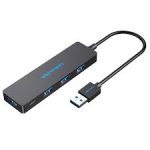 Vention CHKBB 4 Ports USB3.0 HUB 0.15M Black