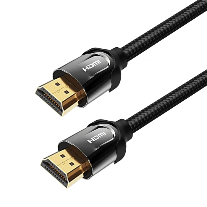 Vention Nylon Braided HDMI Cable 2M Black Metal Type