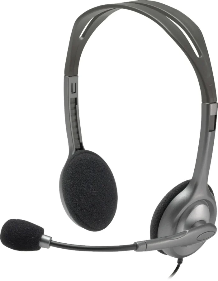 Logitech H111 Stereo Headset - Black (3.5mm Jack) ,981-000593