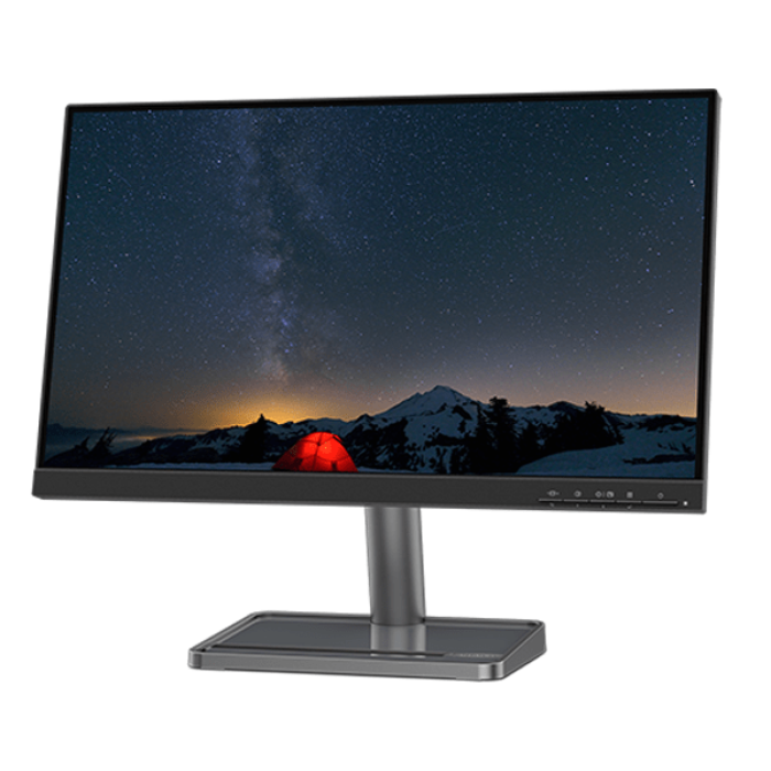 "Lenovo ThinkVision S22i-30 21.5"" FHD Monitor, Raven Black Color, Connectivity: 1 VGA, 1 HDMI 1.4 - 63FCKATBUK"