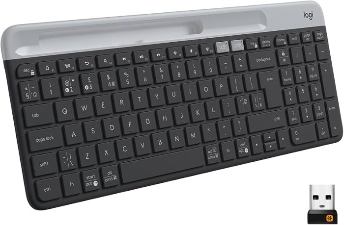 Logitech K580 Graphite Wireless Keyboard