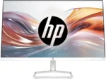 HP 524sa Series 5 23.8"" FHD Monitor, Integrated Speakers, White Color, Connectivity: 1 VGA, 1 HDMI 1.4, 1 3.5 mm Audio Jack (Audio Out), 1 3.5 mm Audio Jack (Audio In) - 94C36AS