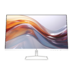HP 527sa Series 5 27″” FHD Monitor, Integrated Speakers, White Color, Connectivity: 1 VGA, 2 HDMI 1.4, 1 3.5 mm Audio Jack (Audio Out), 1 3.5 mm Audio Jack (Audio In) – 94F48AS