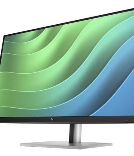 "HP E27 G5 27"" FHD Monitor, Height/Tilt/Swivel/Pivot Adjustable, Black Color, Connectivity: 1 HDMI 1.4, 1 DisplayPort 1.2, 1 USB-B, 4 SuperSpeed USB Type-A 5Gbps signaling rate (1 charging), Security Cable Slot - 6N4E2AA"