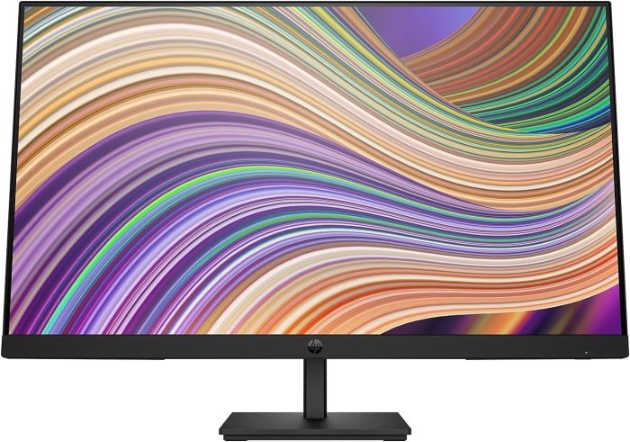 "HP P27 G5 27"" FHD Monitor, Black Color, Connectivity: 1 VGA, 1 HDMI 1.4, 1 DisplayPort 1.2 - 64X69AS"