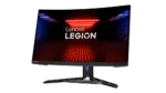 "Lenovo Legion R27fc-30 27"" FHD Curved Gaming Monitor, 1920x1080, 16:9, 240Hz (Overclock to 280Hz), Curvature: 1500R, Integrated Speakers, Tilt/Swivel/Pivot/Height Adjustable Stand, Raven Black Color, Connectivity: 2 HDMI 2.1 TMDS, 1 DisplayPort 1.4 - 67B6GAC1AE"