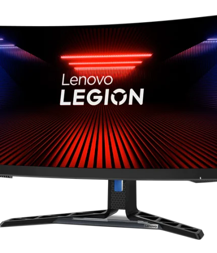 "Lenovo Legion R27fc-30 27"" FHD Curved Gaming Monitor, 1920x1080, 16:9, 240Hz (Overclock to 280Hz), Curvature: 1500R, Integrated Speakers, Tilt/Swivel/Pivot/Height Adjustable Stand, Raven Black Color, Connectivity: 2 HDMI 2.1 TMDS, 1 DisplayPort 1.4 - 67B6GAC1AE"