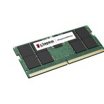 The Kingston ValueRAM KVR56S46BD8-32 is a 32GB DDR5 memory module designed for laptops and small form factor systems, offering high-speed performance and reliability for demanding applications. Detailed Specifications: Memory Capacity: 32GB Memory Type: DDR5 SDRAM Speed Rating: DDR5-5600 (PC5-44800) CAS Latency: CL46 Form Factor: 262-pin SO-DIMM Memory Rank: Dual Rank (2Rx8) Voltage: 1.1V Error Checking: Non-ECC Compatibility: Designed for laptops and small form factor systems supporting DDR5 SO-DIMM modules