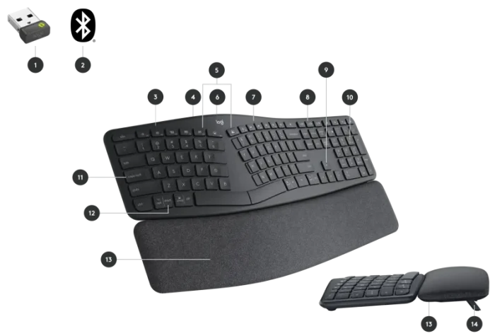 Logitech ERGO K860 Wireless Ergonomic Keyboard