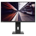 "Lenovo ThinkVision P24h-30 23.8"" QHD Monitor, Tilt/Swivel/Pivot/Height Adjustable Stand, Raven Black Color, Connectivity: 1 USB-C 3.2 Gen 1 (DP 1.4 Alt Mode), 1 HDMI 2.1 TMDS, 1 DisplayPort 1.4, 1 DisplayPort Out, 1 RJ45 Ethernet (10M/100M/1000M), 4 USB 3.2 Gen 1 (1x BC 1.2) - 63B3GAT6UK"