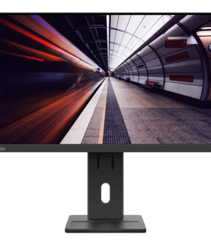 "Lenovo ThinkVision P24h-30 23.8"" QHD Monitor, Tilt/Swivel/Pivot/Height Adjustable Stand, Raven Black Color, Connectivity: 1 USB-C 3.2 Gen 1 (DP 1.4 Alt Mode), 1 HDMI 2.1 TMDS, 1 DisplayPort 1.4, 1 DisplayPort Out, 1 RJ45 Ethernet (10M/100M/1000M), 4 USB 3.2 Gen 1 (1x BC 1.2) - 63B3GAT6UK"