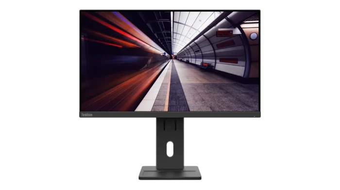 "Lenovo ThinkVision P24h-30 23.8"" QHD Monitor, Tilt/Swivel/Pivot/Height Adjustable Stand, Raven Black Color, Connectivity: 1 USB-C 3.2 Gen 1 (DP 1.4 Alt Mode), 1 HDMI 2.1 TMDS, 1 DisplayPort 1.4, 1 DisplayPort Out, 1 RJ45 Ethernet (10M/100M/1000M), 4 USB 3.2 Gen 1 (1x BC 1.2) - 63B3GAT6UK"