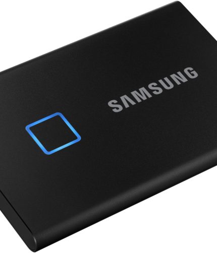 Samsung T7 Touch Portable External SSD 2TB with Fingerprint Security - Black - MU-PC2T0K/WW