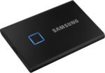 Samsung T7 Touch Portable External SSD 2TB with Fingerprint Security - Black - MU-PC2T0K/WW