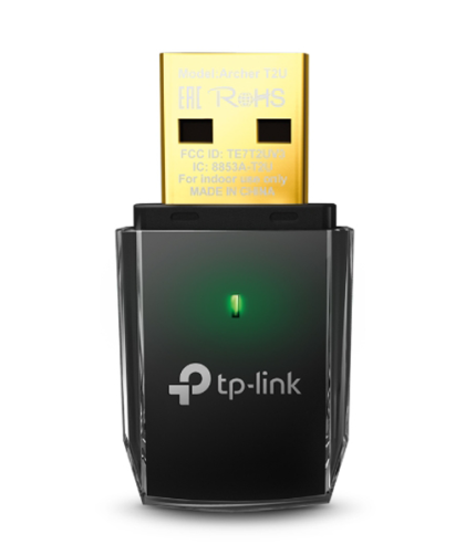 TP-Link AC600 Wireless Dual Band USB Adapter - TL-Archer T2U