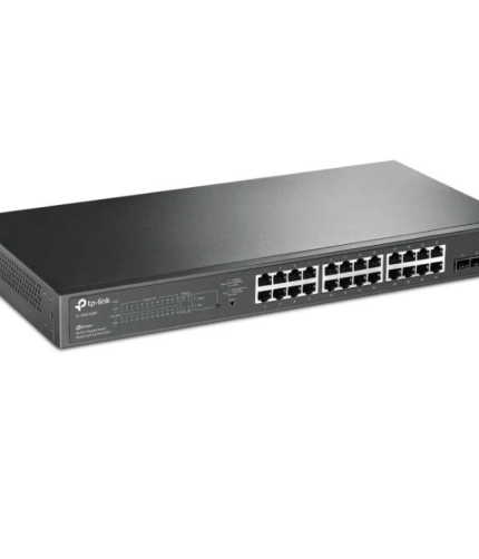 TP-Link 28-Port 10/100/1000Mbps JetStream Gigabit Smart Switch with 24-Port PoE+ - TL-SG2428P