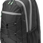 HP 15.6" Active Backpack - Black/Mint Green-1LU22AA