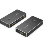Vention 2 in 1 Out VGA KVM Switch Black Metal Type
