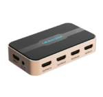 Vention 1 In 4 Out HDMI Splitter 4K@30Hz Gold Aluminum Alloy Type