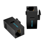 Vention Cat.6 UTP Keystone Jack Coupler 10 Pack Black